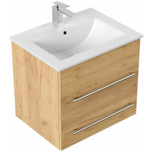 61.5 cm washbasin, Apollo washbasin, vanity unit, ceramic...