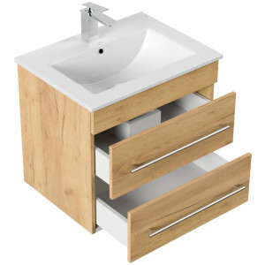 61.5 cm washbasin, Apollo washbasin, vanity unit, ceramic...