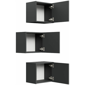 Bathroom cabinet 41.4x33.3cm, 3 wall cabinet Limes variable