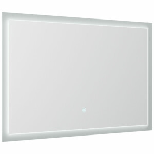 Spiegel 90x53cm mit LED Beleuchtung, Badspiegel, Touch...